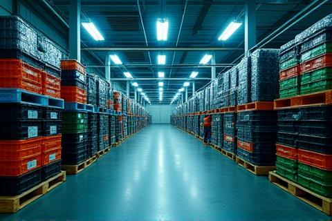 Inside the Harvest Fresh Produce cold storage facility